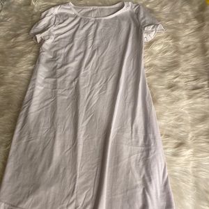 White t shirt dress